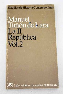 portada La ii República, Tomo ii (in Spanish)