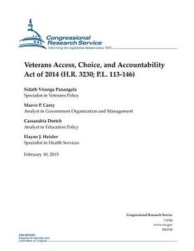 portada Veterans Access, Choice, and Accountability Act of 2014 (H.R. 3230; P.L. 113-146) (en Inglés)