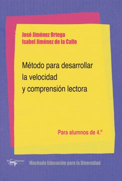 portada Método Para Desarrollar la Velocidad y Comprensión Lectora, 4 Primaria (in Spanish)