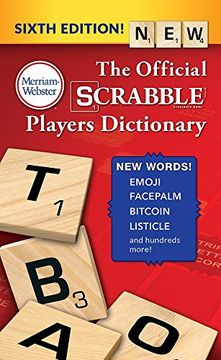 portada The Official Scrabble Players Dictionary, Sixth Edition (Mass Market Paperback) 2018 Copyright (en Inglés)