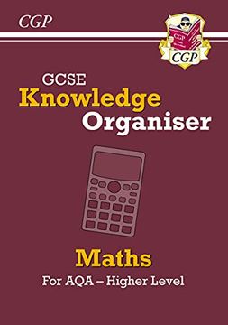 portada New Gcse Maths aqa Knowledge Organiser - Higher (Cgp Gcse Maths 9-1 Revision) (en Inglés)