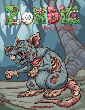 portada Zombie Libro da Colorare 3 (en Italiano)