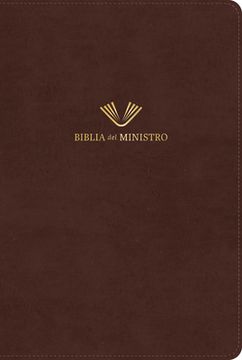 portada Rvr 1960 Biblia del Ministro, Ediciï¿ ½N Ampliada, Caoba Piel Fabricada (Leather / Fine Binding)