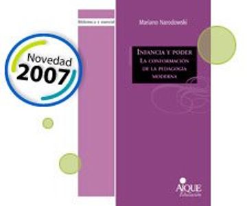 portada Infancia y Poder la Conformacion de la Pedagogia Moderna (in Spanish)