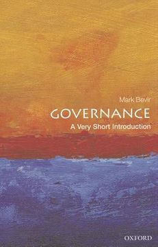 portada governance: a very short introduction (en Inglés)