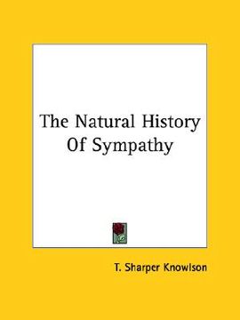 portada the natural history of sympathy (en Inglés)
