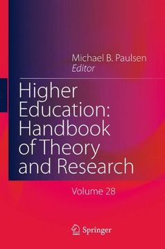 portada Higher Education: Handbook Of Theory And Research: Volume 28 (in Ingl&eacute;s)