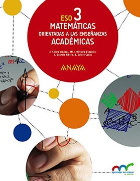 portada Matemáticas orientadas a las Enseñanzas Académicas 3.