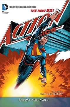 portada Superman Action Comics Volume 5: What Lies Beneath hc (The new 52) 
