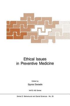 portada Ethical Issues in Preventive Medicine (en Inglés)