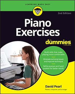 portada Piano Exercises for Dummies (en Inglés)