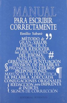 portada Para Escribir Correctamente (in Spanish)
