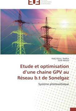 portada Etude et optimisation d'une chaine GPV au Réseau b.t de Sonelgaz: Système photovoltaique