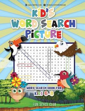 portada Kid's Word Search Picture: Word Search Book For Kids 6-8 (in English)