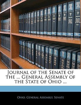 portada journal of the senate of the ... general assembly of the state of ohio ...