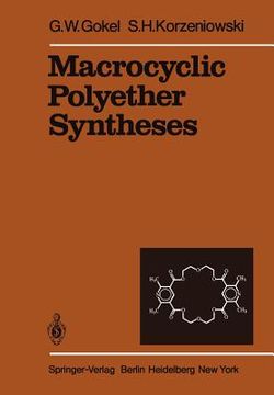 portada macrocyclic polyether syntheses (en Inglés)