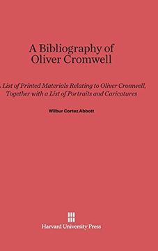 portada A Bibliography of Oliver Cromwell (en Inglés)