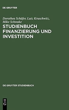 portada Studienbuch Finanzierung und Investition (en Alemán)