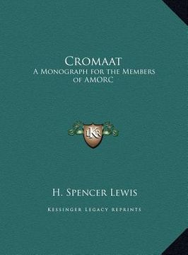 portada cromaat: a monograph for the members of amorc (en Inglés)