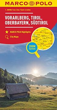 portada Marco Polo Regionalkarte Österreich 03 Vorarlberg, Tirol 1: 200. 000 (en Alemán)