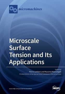 portada Microscale Surface Tension and its Applications (en Inglés)