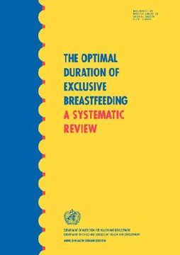portada the optimal duration of exclusive breastfeeding: a systematic review