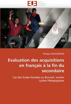 portada Evaluation Des Acquisitions En Francais a la Fin Du Secondaire