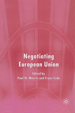 portada Negotiating European Union (en Inglés)