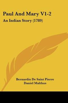 portada paul and mary v1-2: an indian story (1789) (en Inglés)