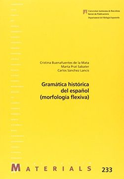 portada Gramática histórica del español (morfología flexiva)