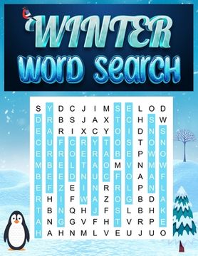 portada Winter Word Search: Word Search Book for Adults - Large Print Big Word Searches Puzzle Book - 100 Mixed Word Search Find Words Books (en Inglés)