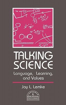 portada talking science: language, learning, and values (in English)