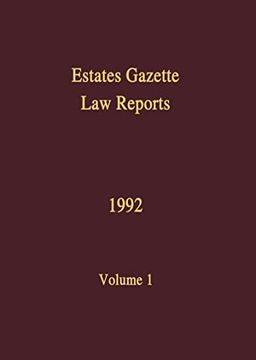portada Eglr 1992 (Estates Gazette law Reports) (en Inglés)