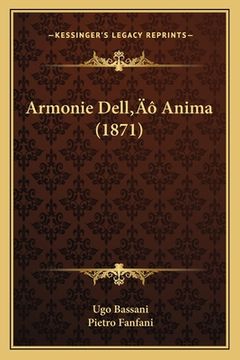 portada Armonie Dell' Anima (1871) (en Italiano)
