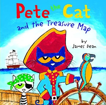portada Pete The Cat And The Treasure Map (Turtleback School & Library Binding Edition)