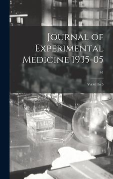 portada Journal of Experimental Medicine 1935-05: Vol 61 Iss 5; 61 (in English)
