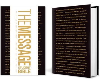 portada The Message Student Bible (Hardcover) (en Inglés)