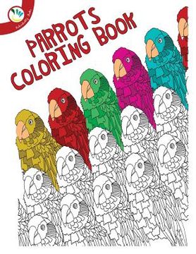 portada Parrot Coloring Book (in English)