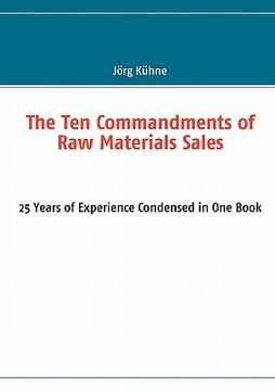 portada the ten commandments of raw materials sales
