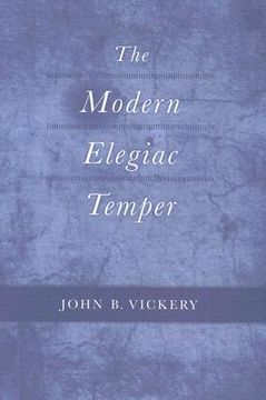 portada the modern elegiac temper (in English)