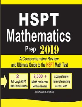 portada HSPT Mathematics Prep 2019: A Comprehensive Review and Ultimate Guide to the HSPT Math Test (en Inglés)