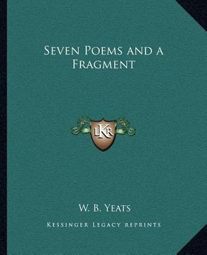 portada seven poems and a fragment (en Inglés)