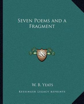 portada seven poems and a fragment (in English)