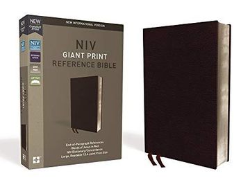 portada Holy Bible: New International Version, Reference Bible, Burgundy, Bonded Leather, Burgundy, Red Letter Edition, Comfort Print (in English)