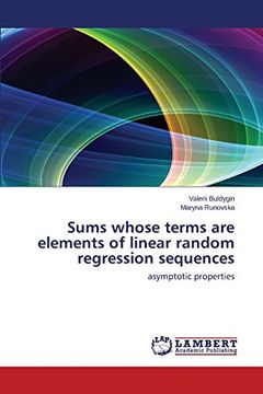 portada Sums whose terms are elements of linear random regression sequences