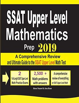 portada Ssat Upper Level Mathematics Prep 2019: A Comprehensive Review and Ultimate Guide to the Ssat Upper Level Math Test 