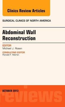 portada Abdominal Wall Reconstruction, An Issue of Surgical Clinics, 1e (The Clinics: Surgery)