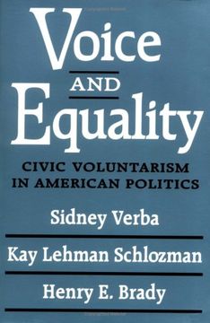 portada Voice and Equality: Civic Voluntarism in American Politics (en Inglés)