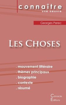 portada Fiche de lecture Les Choses de Georges Perec (Analyse littéraire de référence et résumé complet)