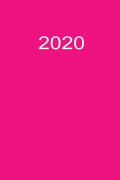 portada 2020: Arbeitsplaner 2020 A5 Pink Rosa Rose (en Alemán)